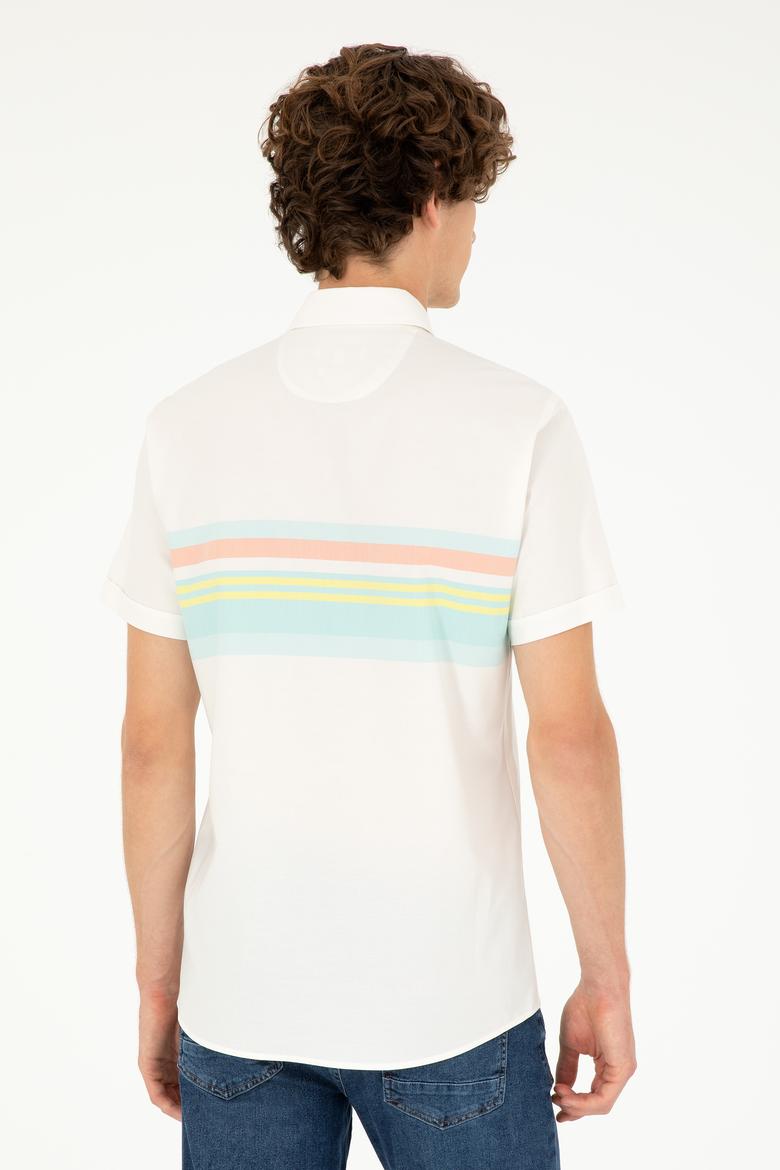 Erkek Mint Kısa Kollu Gömlek - 50283688006