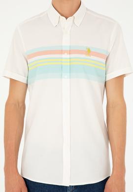 Erkek Mint Kısa Kollu Gömlek - 50283688006