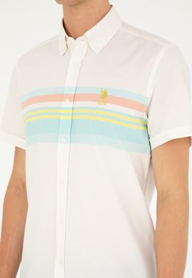 Erkek Mint Kısa Kollu Gömlek - 50283688006