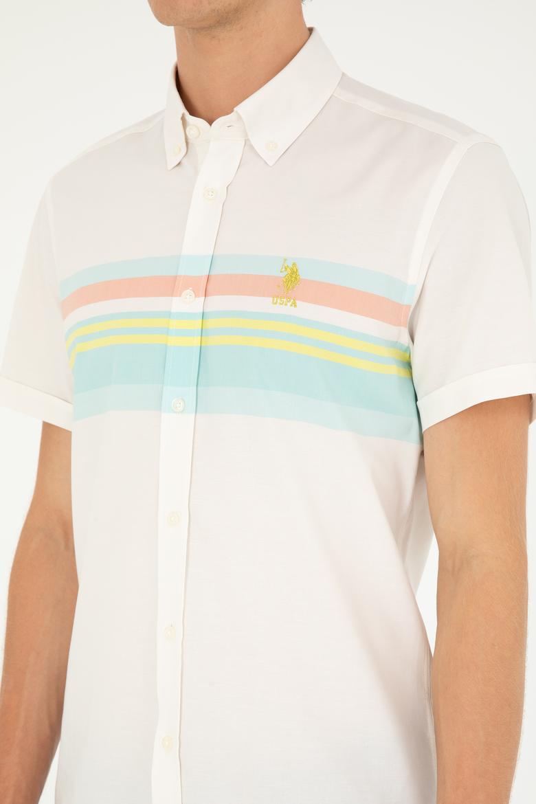 Erkek Mint Kısa Kollu Gömlek - 50283688006