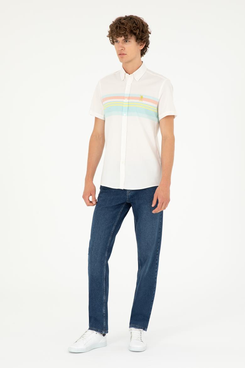 Erkek Mint Kısa Kollu Gömlek - 50283688006