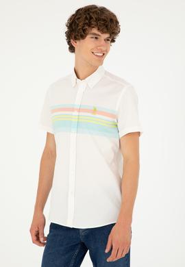 Erkek Mint Kısa Kollu Gömlek - 50283688006