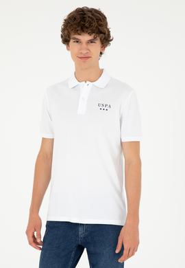 Erkek Regular Fit Polo Yaka Beyaz Tişört - 50288504008