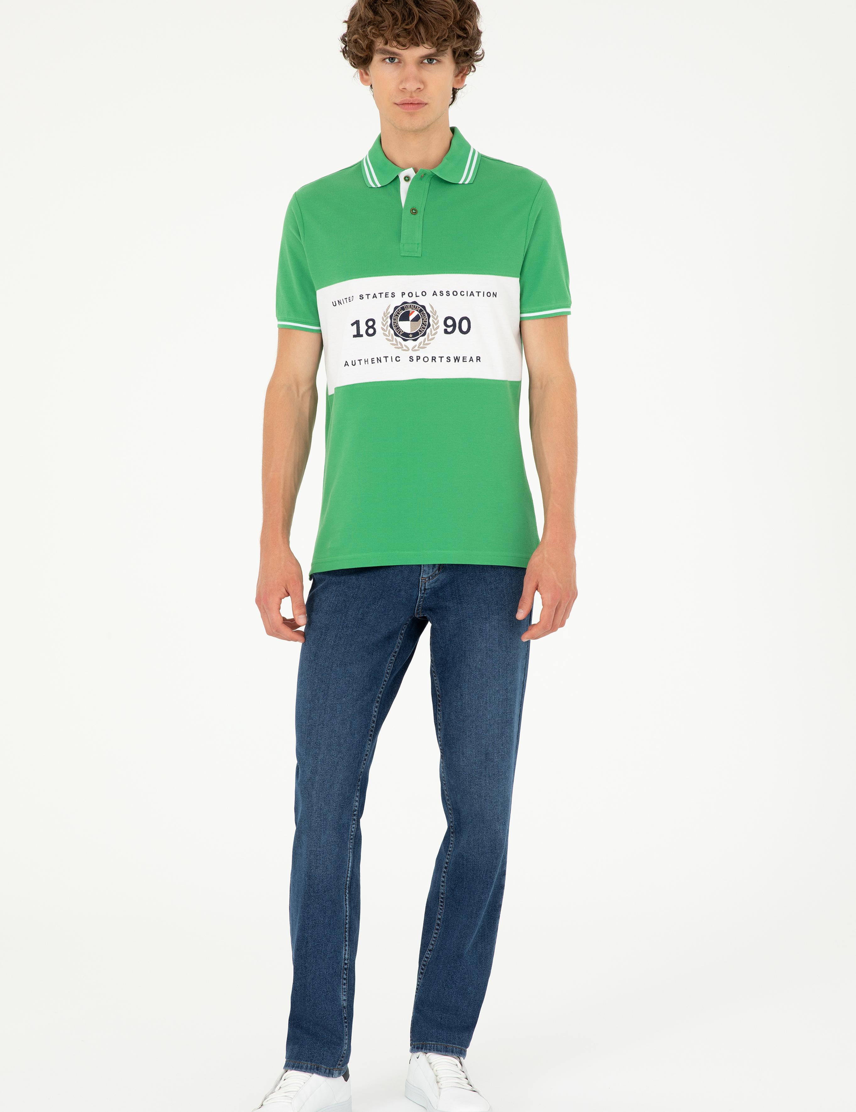 تی شرت آستین کوتاه رگولار یقه پولو مردانه یو اس پولو | U.S. Polo Assn. - تصویر 4
