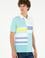 Erkek Regular Fit Polo Yaka Su Yeşili Tişört