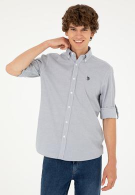 Erkek Lacivert Uzun Kollu Gömlek - 50288656007