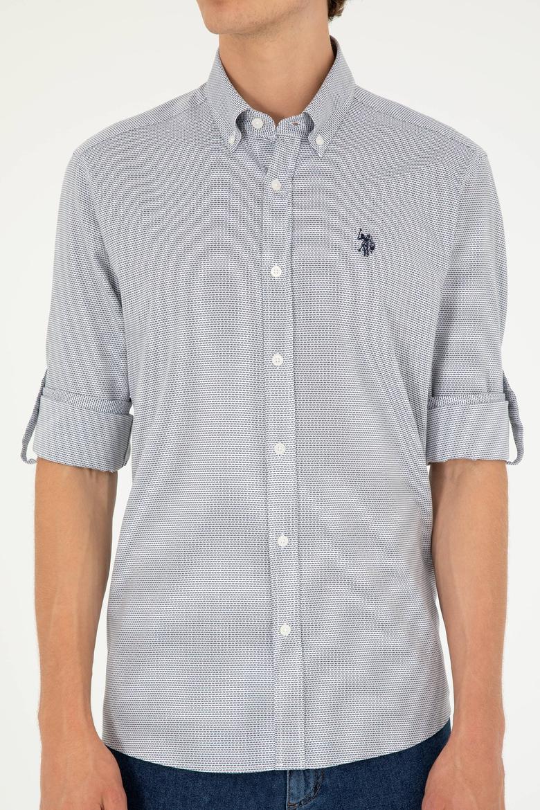 Erkek Lacivert Uzun Kollu Gömlek - 50288656007