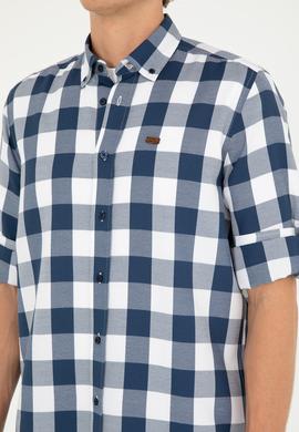 Erkek Lacivert Uzun Kollu Gömlek - 50288856014