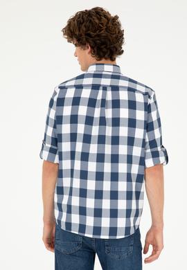 Erkek Lacivert Uzun Kollu Gömlek - 50288856014