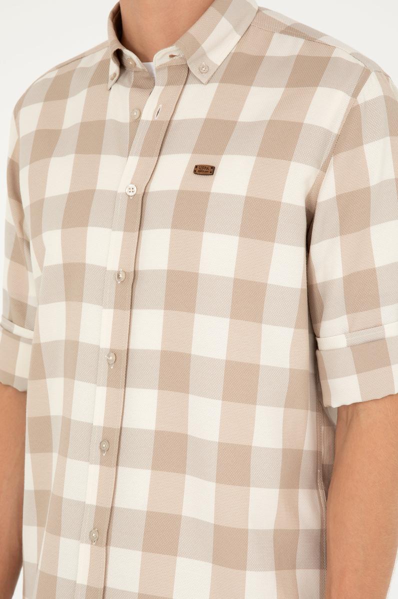 Erkek Taş Uzun Kollu Gömlek