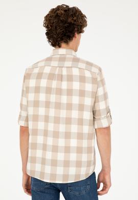 Erkek Taş Uzun Kollu Gömlek - 50288856025