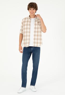 Erkek Taş Uzun Kollu Gömlek - 50288856025