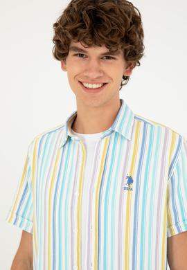 Erkek Saks Kısa Kollu Gömlek - 50284516008