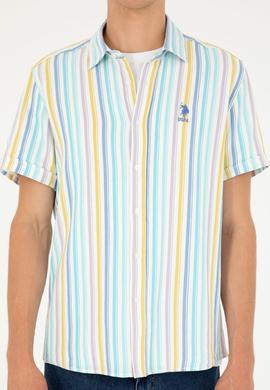 Erkek Saks Kısa Kollu Gömlek - 50284516008