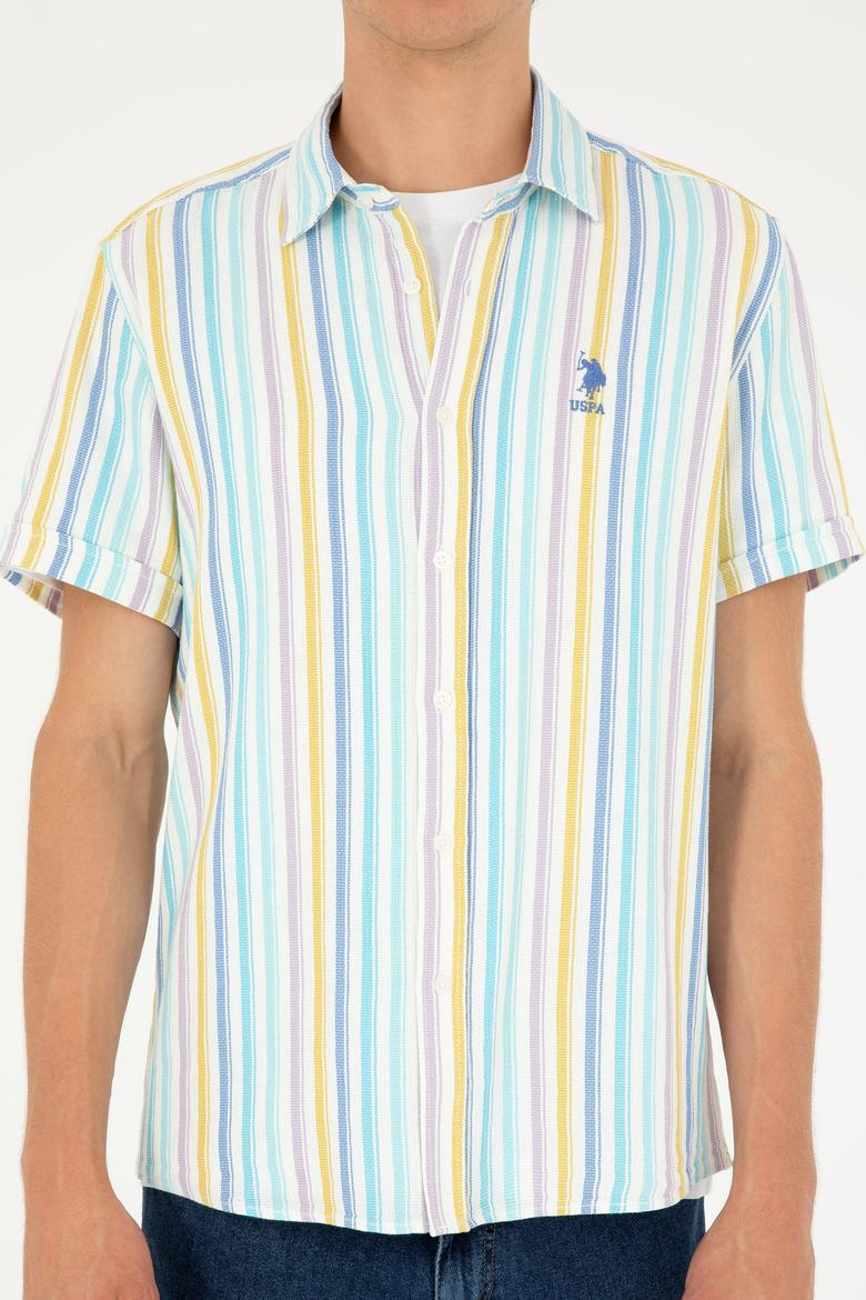 Erkek Saks Kısa Kollu Gömlek - 50284516008