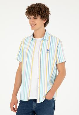 Erkek Saks Kısa Kollu Gömlek - 50284516008