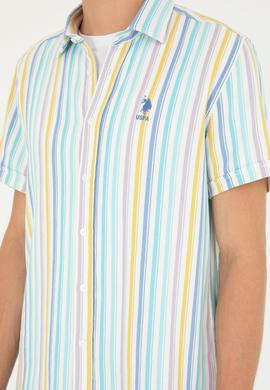 Erkek Saks Kısa Kollu Gömlek - 50284516008