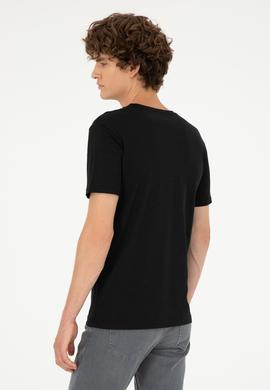 Erkek Siyah Basic Tişört - 50279618023