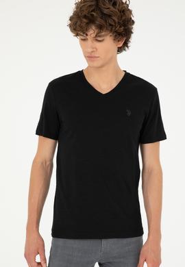 Erkek Siyah Basic Tişört - 50279618023