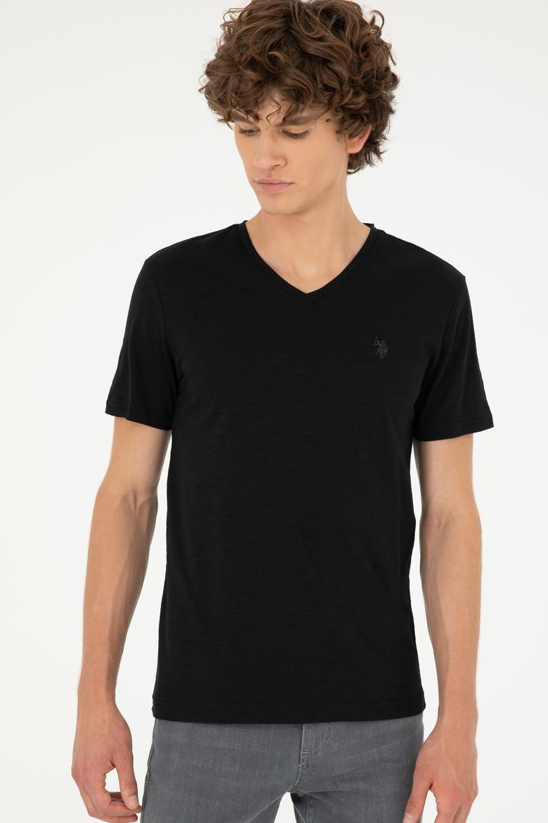 Erkek Siyah Basic Tişört - 50279618023