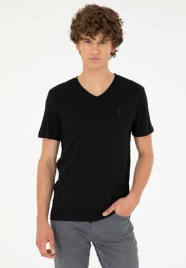 Erkek Siyah Basic Tişört - 50279618023