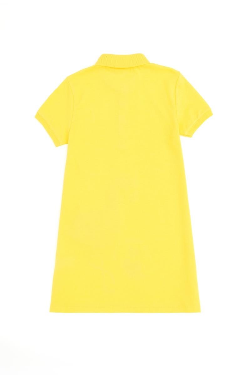 Kız Çocuk Sarı Örme Elbise