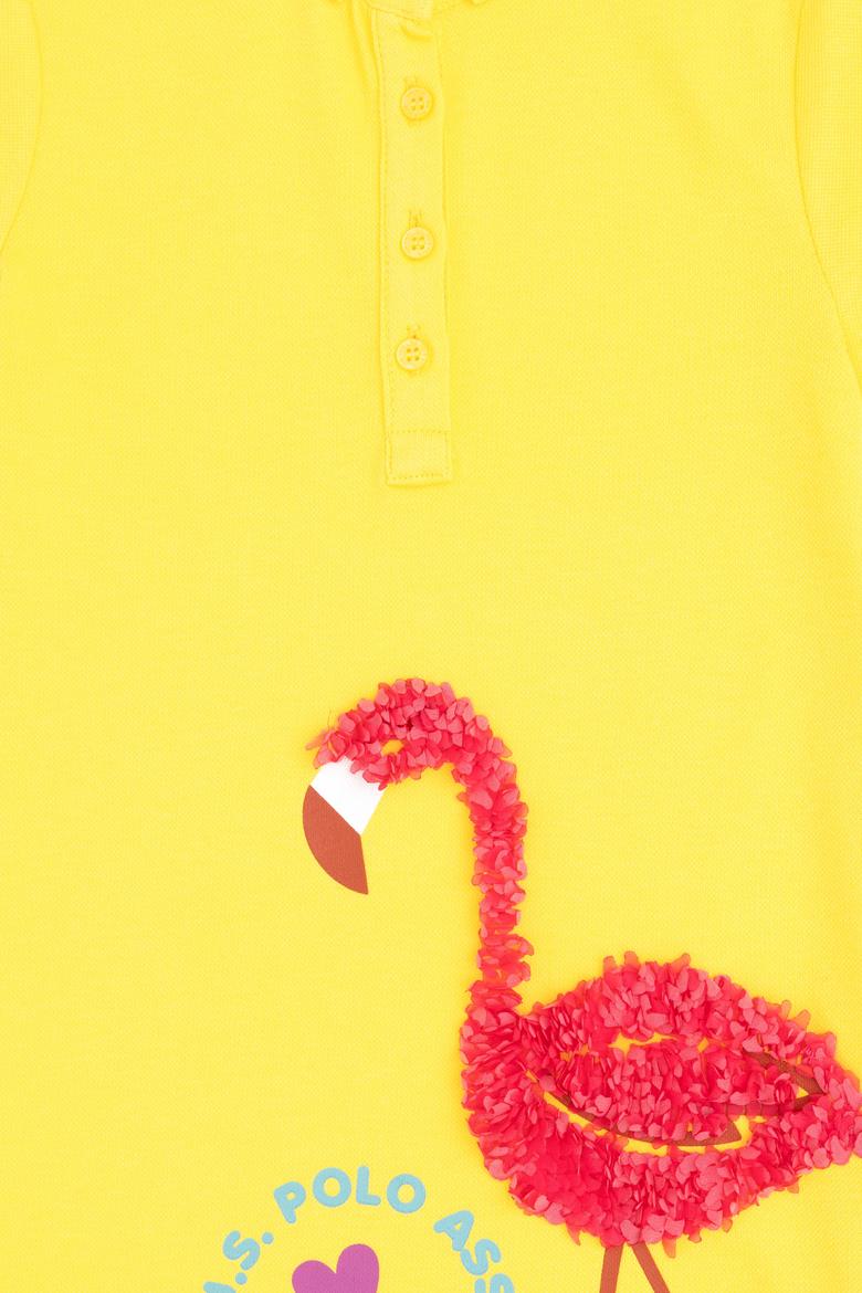 Kız Çocuk Sarı Örme Elbise - 50283331001