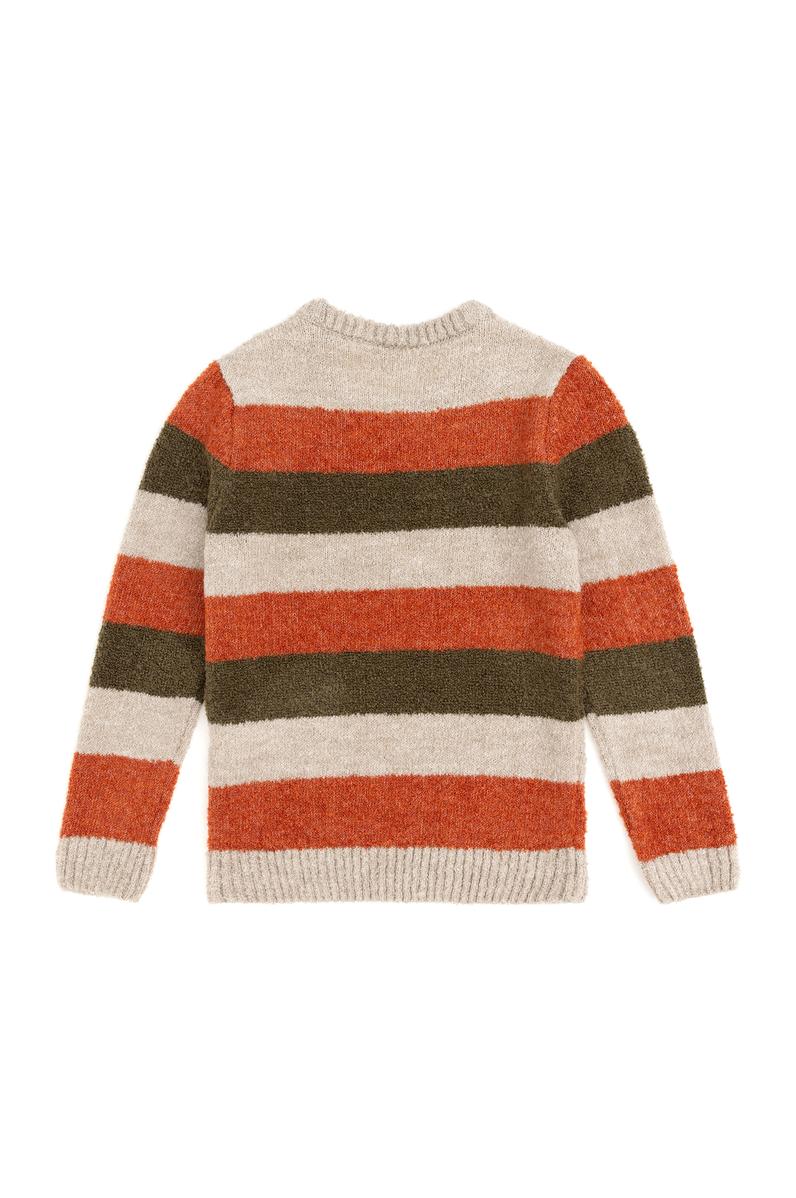 Erkek Çocuk Taş Bisiklet Yaka Kazak