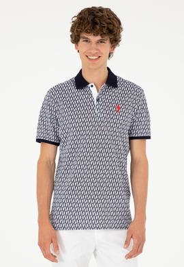 Erkek Regular Fit Polo Yaka Lacivert Tişört - 50281928006