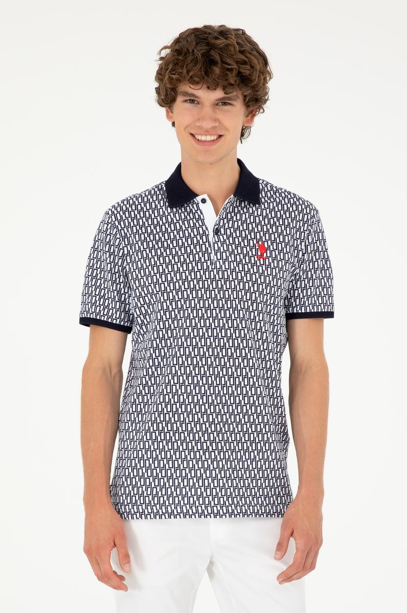 Erkek Regular Fit Polo Yaka Lacivert Tişört