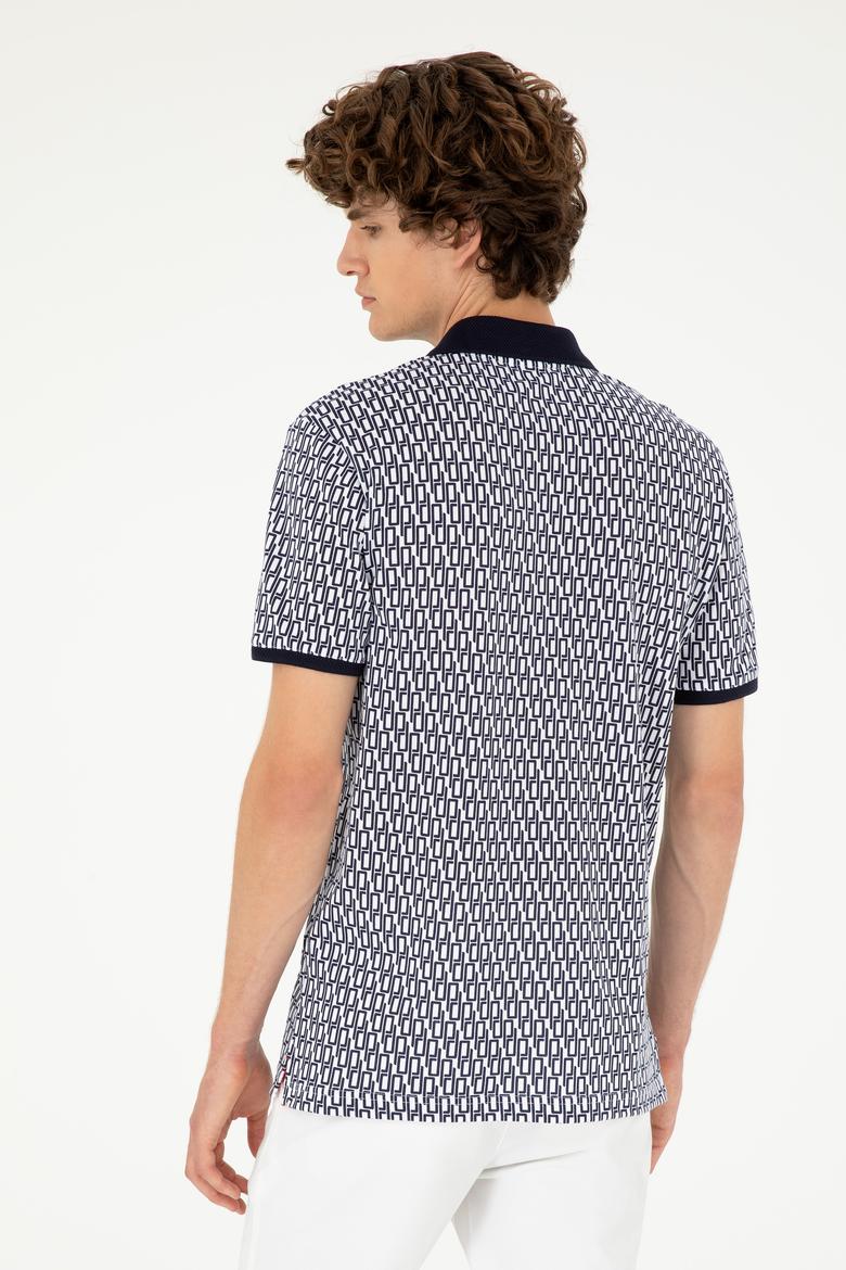 Erkek Regular Fit Polo Yaka Lacivert Tişört - 50281928006