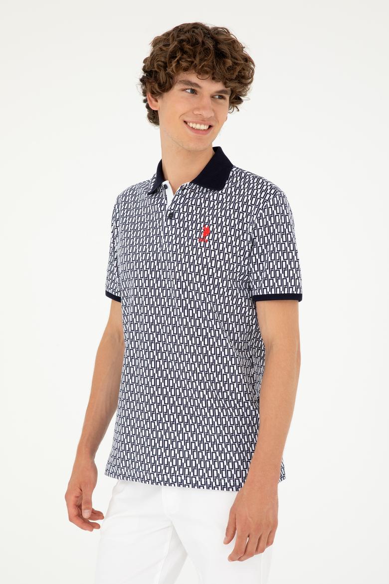 Erkek Regular Fit Polo Yaka Lacivert Tişört - 50281928006