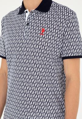 Erkek Regular Fit Polo Yaka Lacivert Tişört - 50281928006