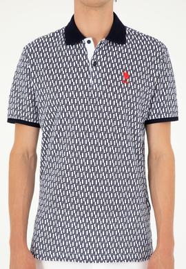 Erkek Regular Fit Polo Yaka Lacivert Tişört - 50281928006