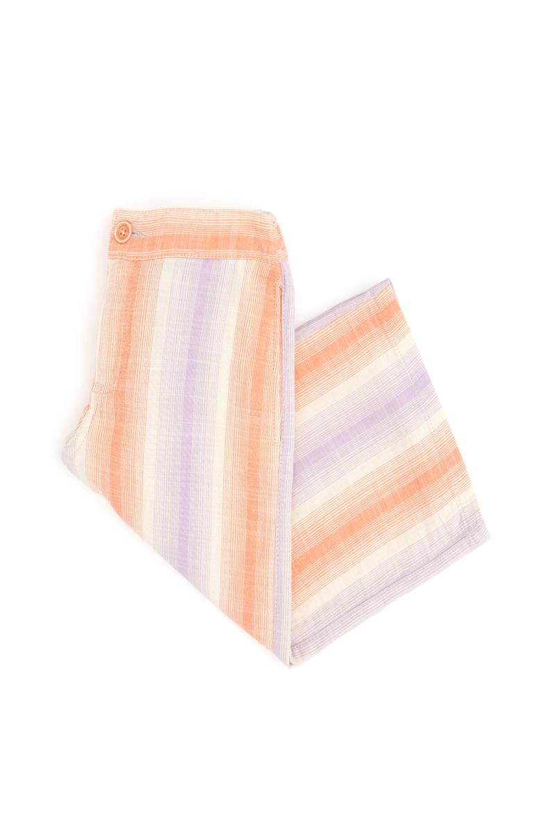 Kız Çocuk Lila Kanvas Pantolon