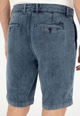 Erkek Mavi Jean Şort - 50288971007