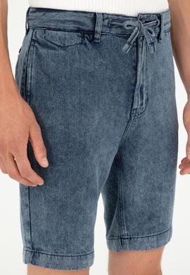 Erkek Mavi Jean Şort - 50288971007