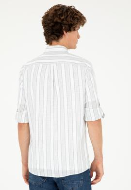 Erkek Beyaz Uzun Kollu Gömlek - 50288859001