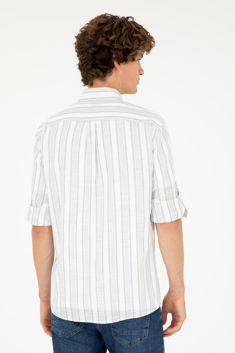 Erkek Beyaz Uzun Kollu Gömlek - 50288859001