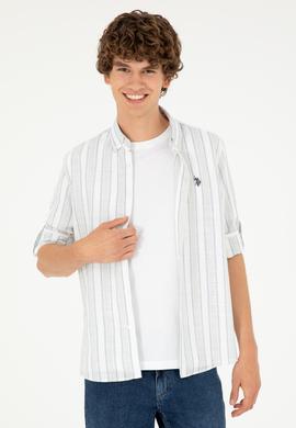 Erkek Beyaz Uzun Kollu Gömlek - 50288859001