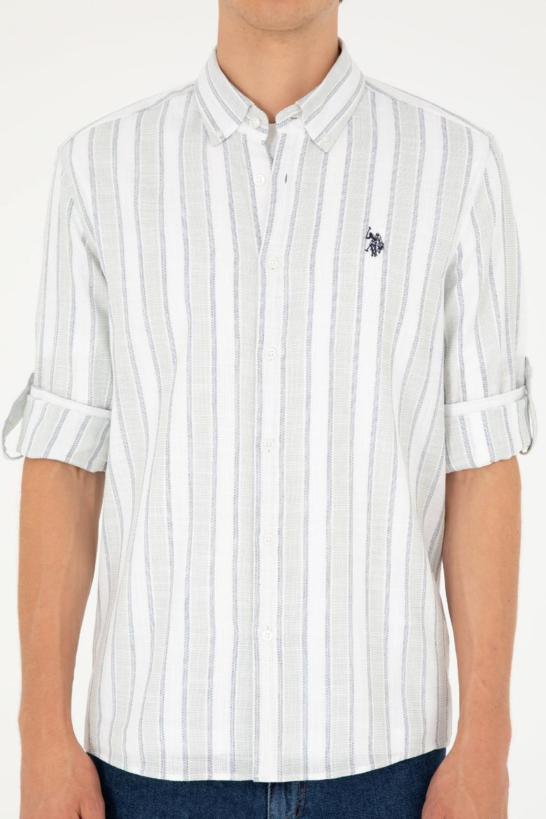 Erkek Beyaz Uzun Kollu Gömlek - 50288859001