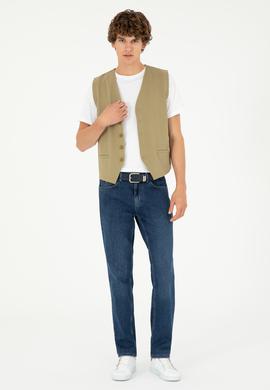 Erkek Haki Örme Yelek - 50281478027