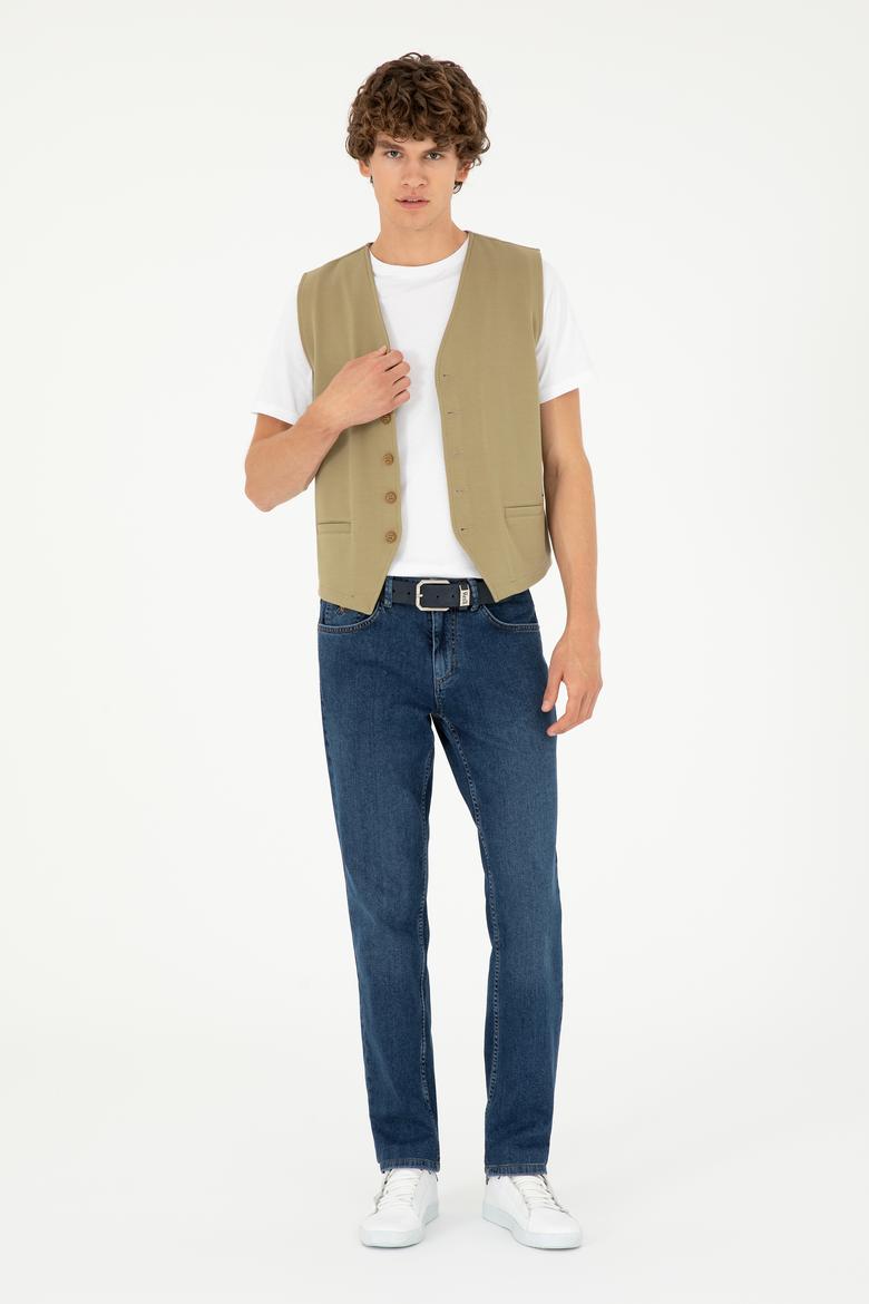 Erkek Haki Örme Yelek - 50281478027