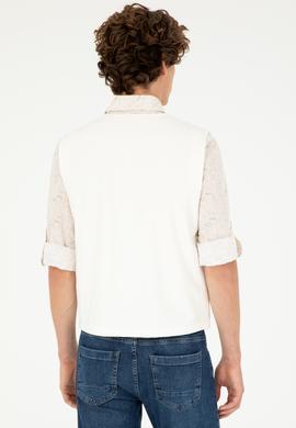 Erkek Ekru Sweatshirt - 50281478037