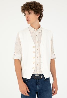 Erkek Ekru Sweatshirt - 50281478037