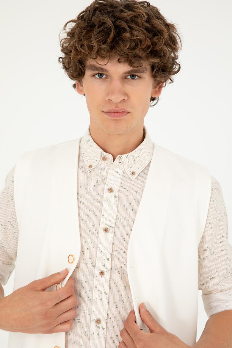 Erkek Ekru Sweatshirt - 50281478037