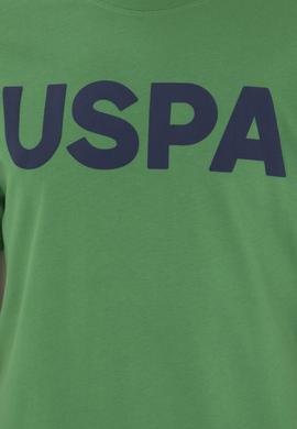 Erkek Regular Fit Bisiklet Yaka Yeşil Basic Tişört - 50279620082