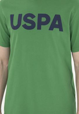 Erkek Regular Fit Bisiklet Yaka Yeşil Basic Tişört - 50279620082