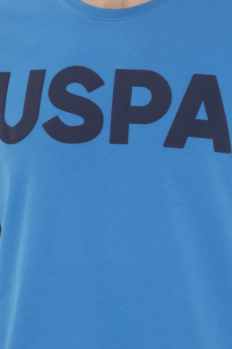 Erkek Regular Fit Bisiklet Yaka Saks Basic Tişört - 50279620129