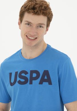 Erkek Regular Fit Bisiklet Yaka Saks Basic Tişört - 50279620129